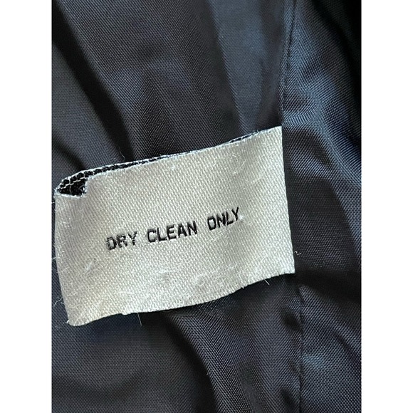 Anne Klein Women's Coat Jacket Size L Black Long Trench Read - Picture 6 of 11